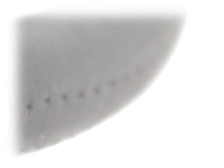 OSAGA Luftvorhang, poröser Luftschlauch 30 cm lang, Anschluss Ø 4 mm