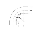 EFFAST PVC Bogen 90 Grad Ø 110 mm (16 bar)
