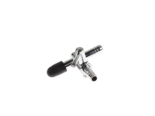 Luftventil METALL T Verbinder mit 1 stufenlos regelbarer Abgang Anschluss 4 mm