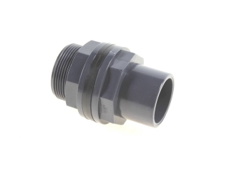 PVC Tank Durchführung Ø 63 mm PN 10  (10 bar) GISPO ECOline